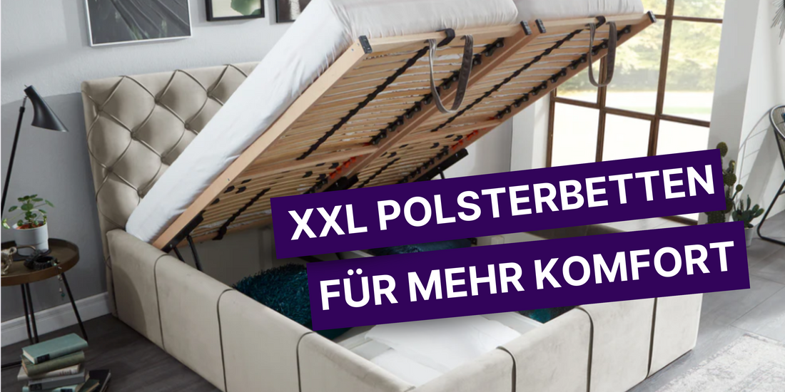 Mehr Platz, mehr Ruhe: Warum ein XXL Polsterbett mehr ist als nur ein großes Bett